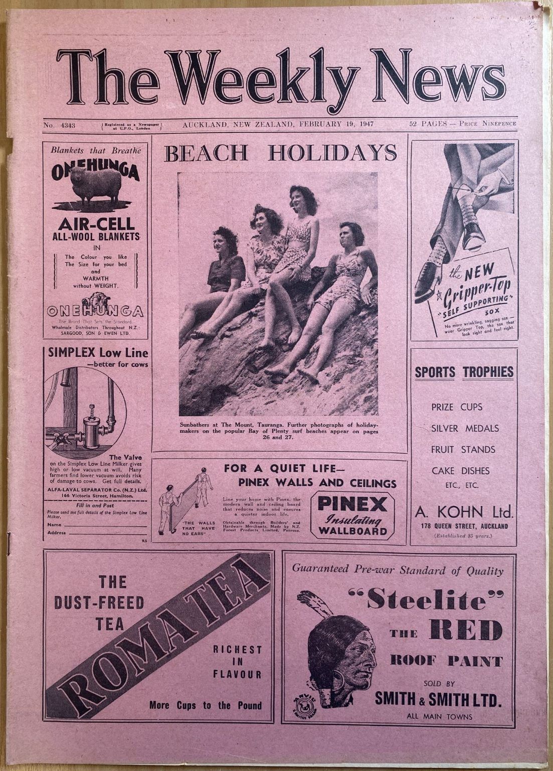 OLD NEWSPAPER: The Weekly News, No. 4343, 19 February 1947