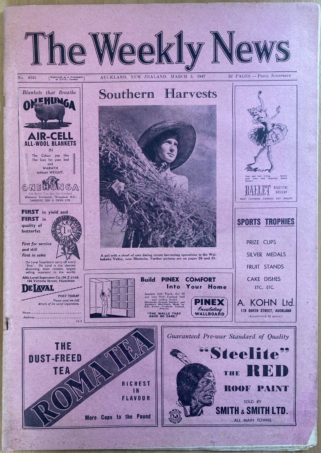 OLD NEWSPAPER: The Weekly News, No. 4345, 5 March 1947