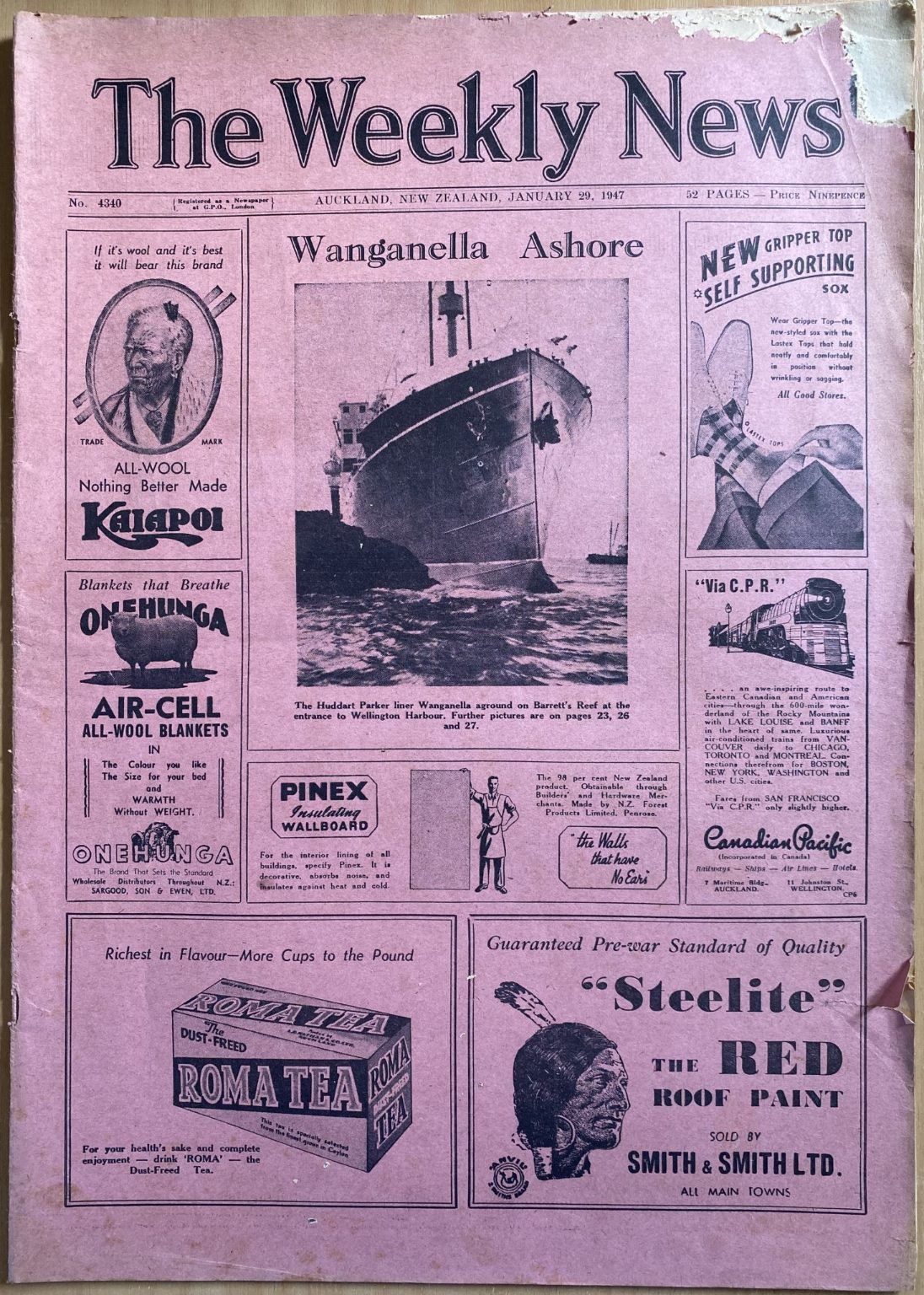 OLD NEWSPAPER: The Weekly News, No. 4340, 29 January 1947