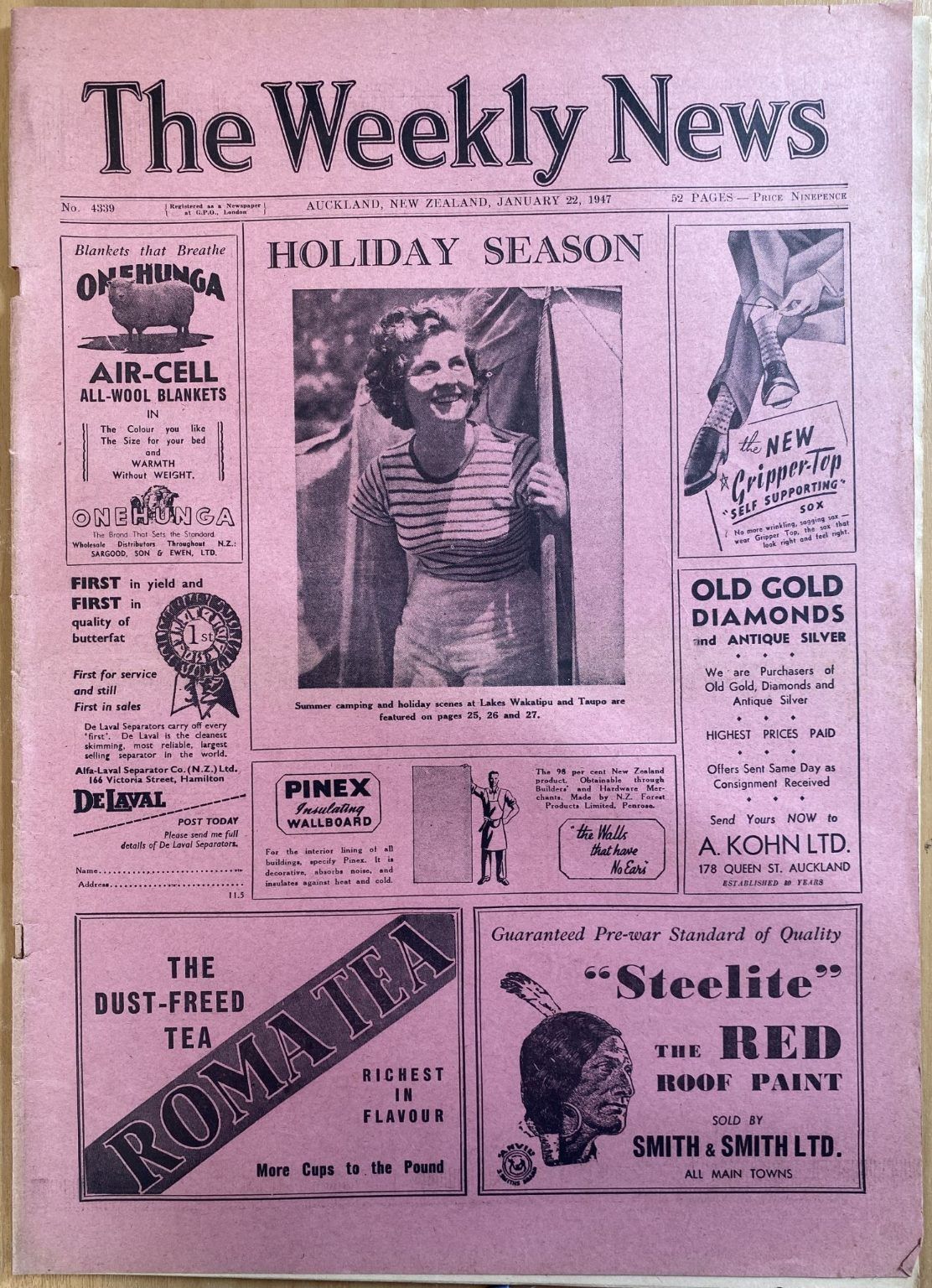 OLD NEWSPAPER: The Weekly News, No. 4339, 22 January 1947