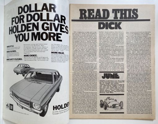 OLD MAGAZINE: Auto News - June 1973