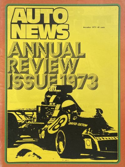 OLD MAGAZINE: Auto News - December 1973 