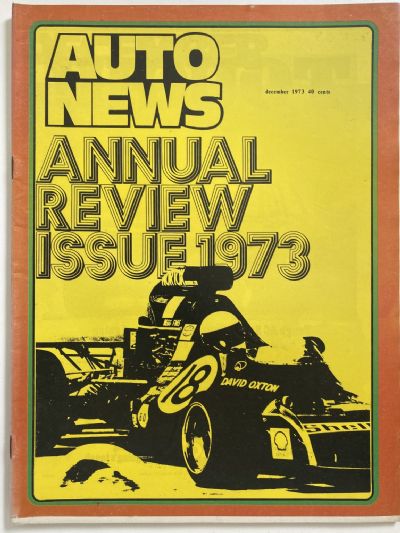 OLD MAGAZINE: Auto News - December 1973