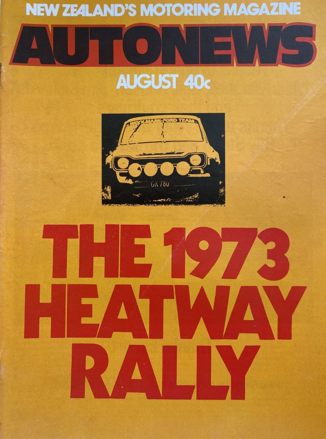 OLD MAGAZINE: Auto News - August 1973