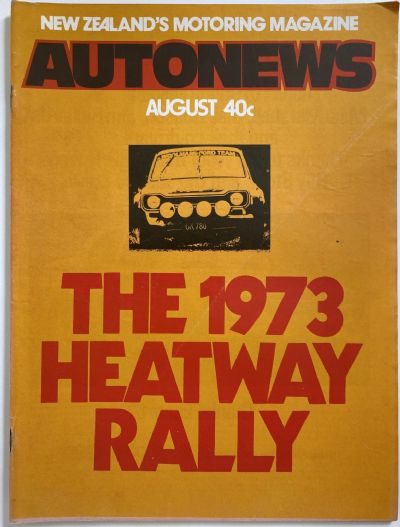 OLD MAGAZINE: Auto News - August 1973