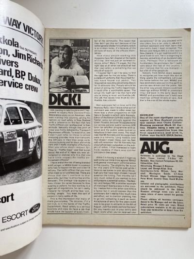 OLD MAGAZINE: Auto News - August 1973