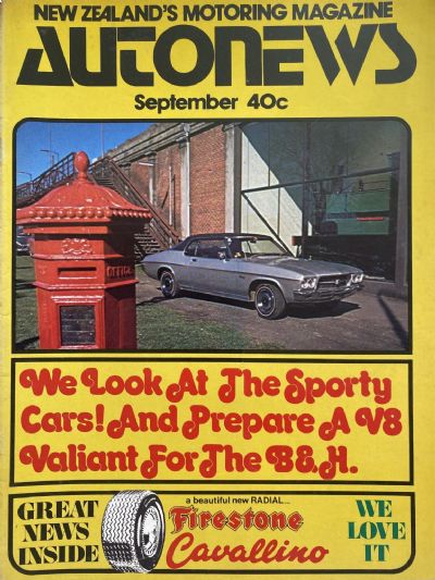 OLD MAGAZINE: Auto News - September 1972 