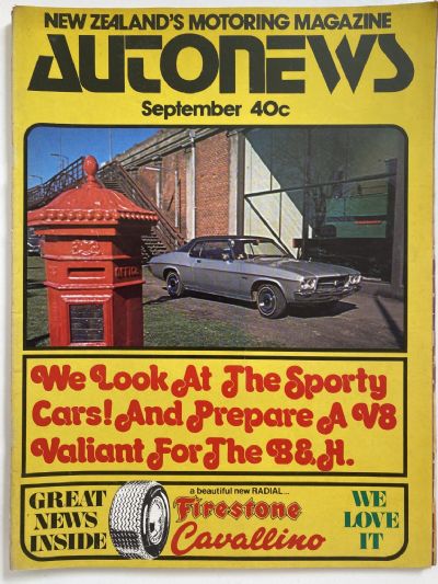 OLD MAGAZINE: Auto News - September 1972