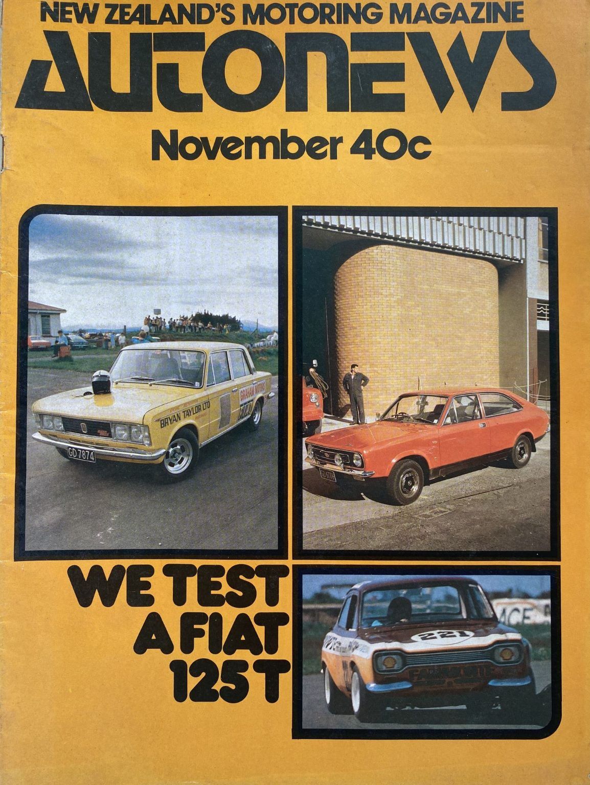 OLD MAGAZINE: Auto News - November 1972
