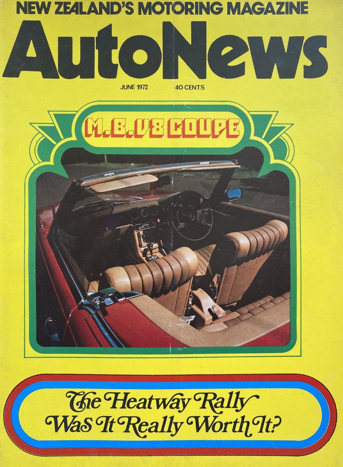 OLD MAGAZINE: Auto News - June 1972