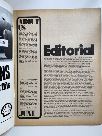 OLD MAGAZINE: Auto News - June 1972