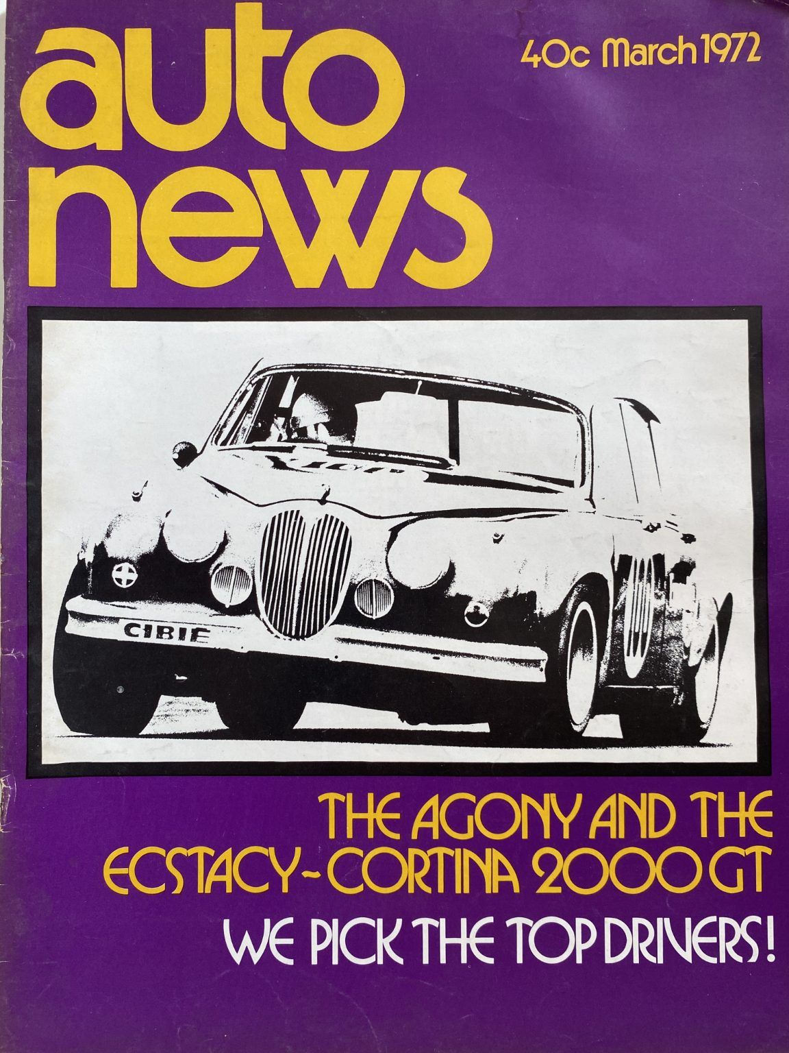 OLD MAGAZINE: Auto News - March 1972