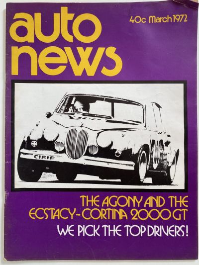 OLD MAGAZINE: Auto News - March 1972