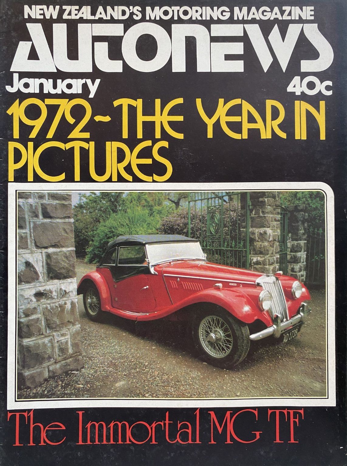 OLD MAGAZINE: Auto News - January 1973