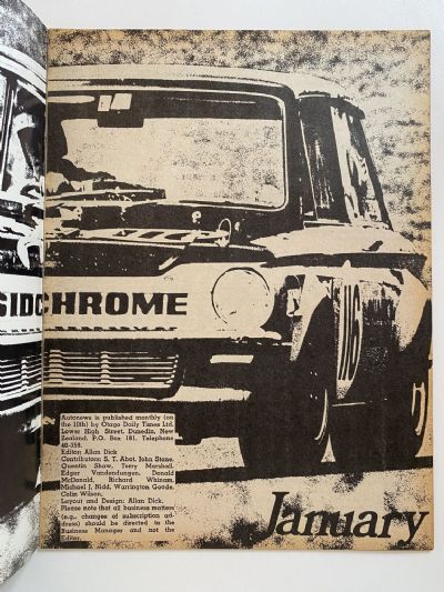OLD MAGAZINE: Auto News - January 1973