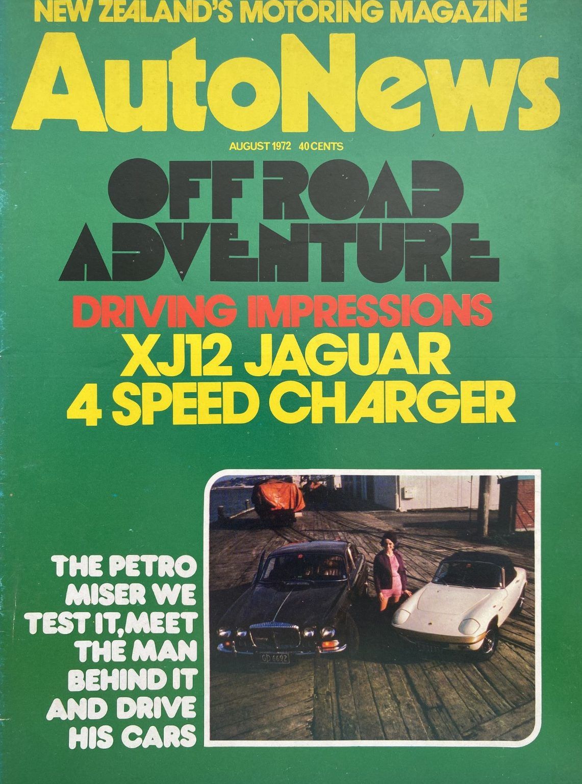 OLD MAGAZINE: Auto News - August 1972