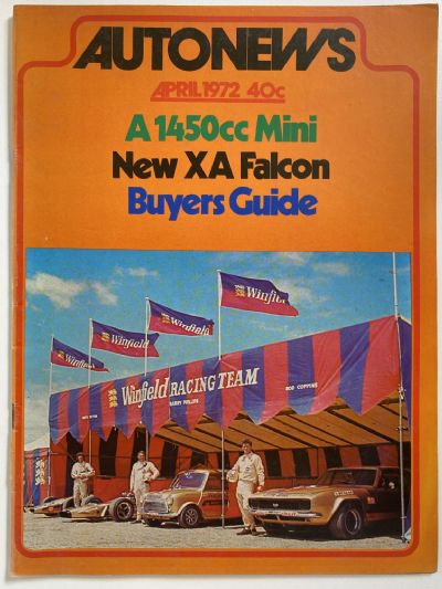 OLD MAGAZINE: Auto News - April 1972