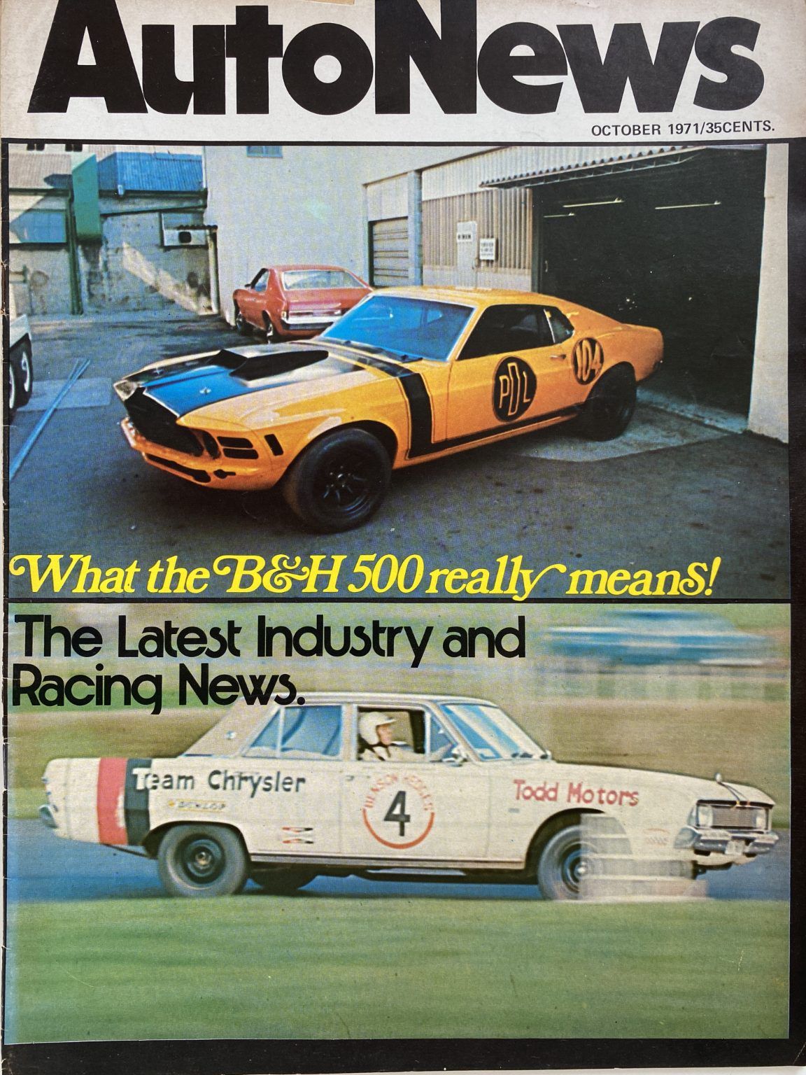 OLD MAGAZINE: Auto News - October 1971