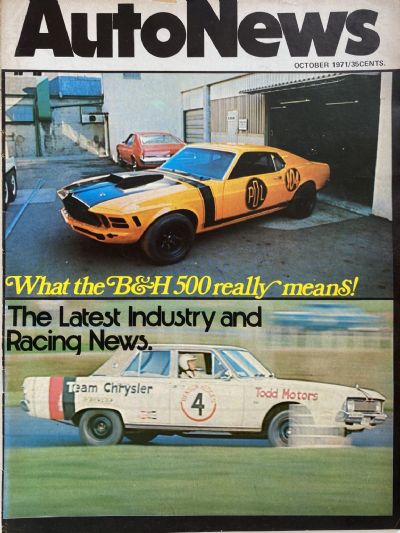OLD MAGAZINE: Auto News - October 1971 