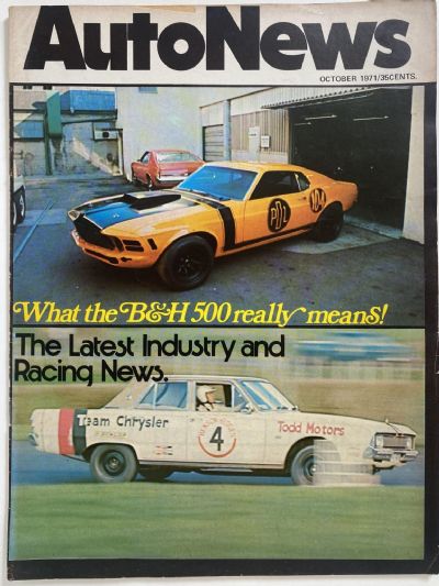 OLD MAGAZINE: Auto News - October 1971
