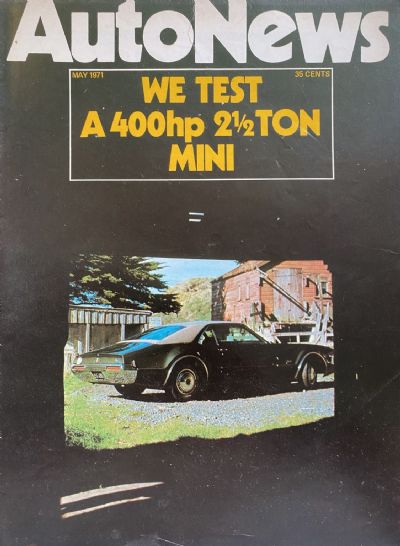 OLD MAGAZINE: Auto News - May 1971 