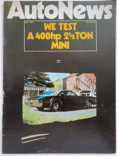OLD MAGAZINE: Auto News - May 1971