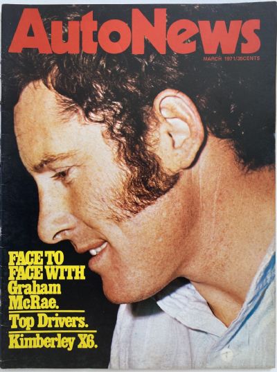 OLD MAGAZINE: Auto News - March 1971
