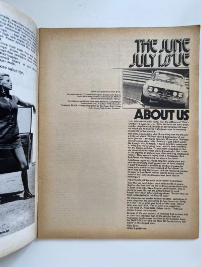 OLD MAGAZINE: Auto News - June / July 1971