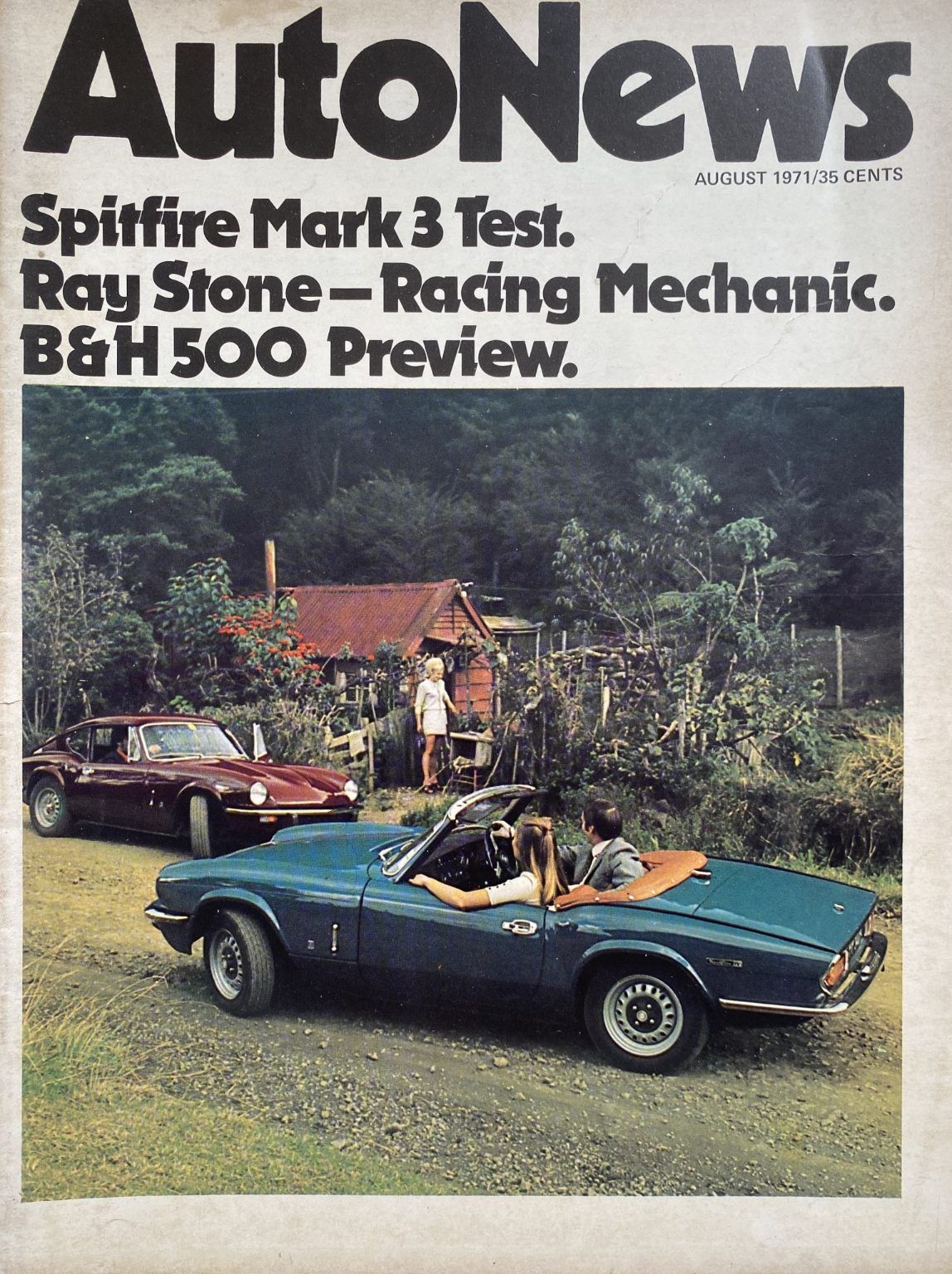 OLD MAGAZINE: Auto News - August 1971