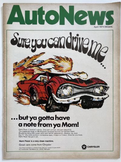 OLD MAGAZINE: Auto News - April 1971