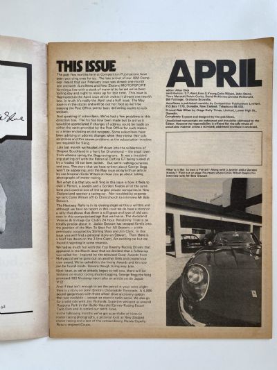 OLD MAGAZINE: Auto News - April 1971