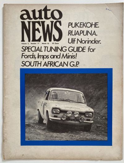OLD MAGAZINE: Auto News - Vol. 3, Number 17, 23rd March 1970
