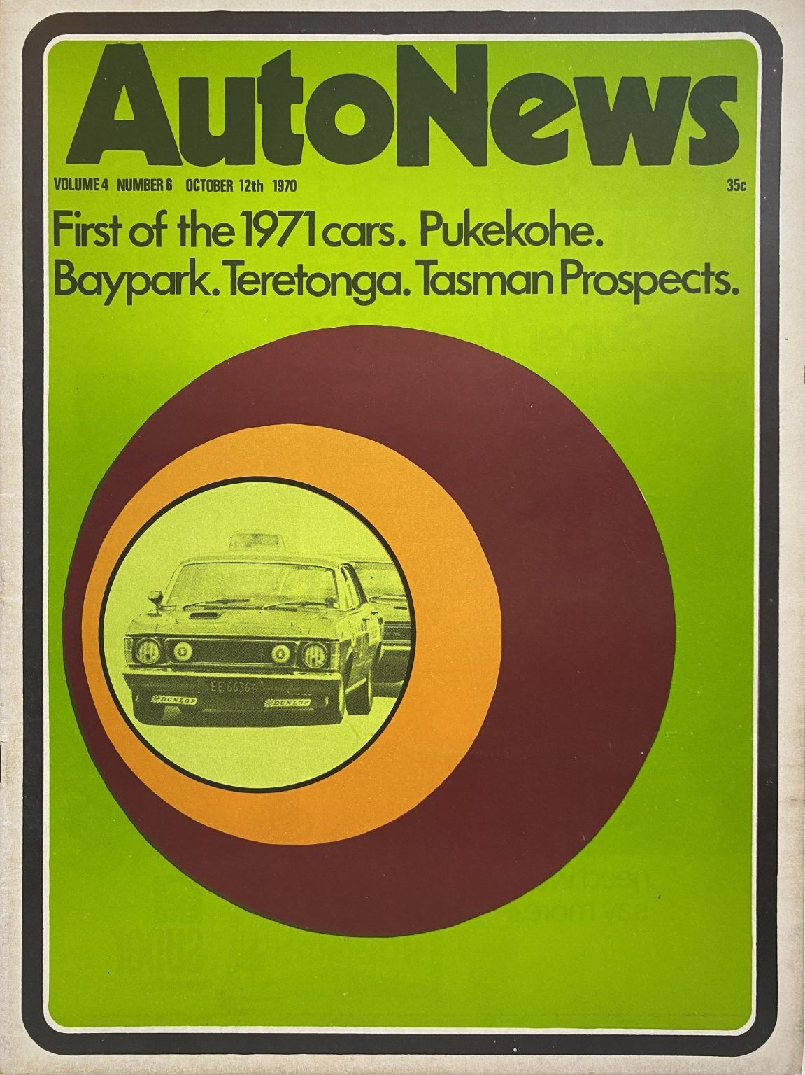 OLD MAGAZINE: Auto News - Vol. 4, Number 6, 12th October 1970
