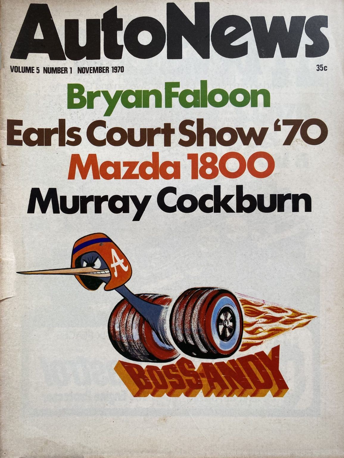 OLD MAGAZINE: Auto News - Vol. 5, Number 1, November 1970