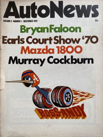 OLD MAGAZINE: Auto News - Vol. 5, Number 1, November 1970 
