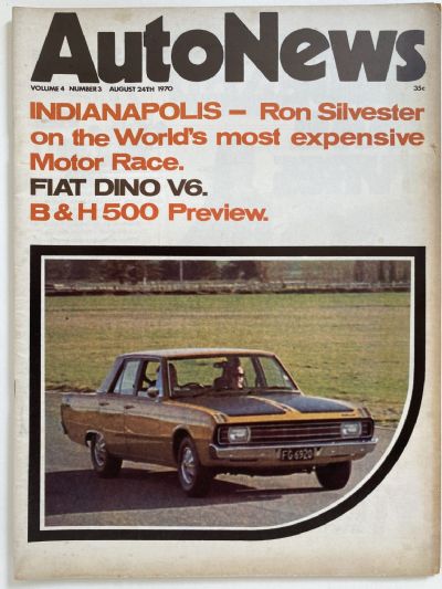 OLD MAGAZINE: Auto News - Vol. 4, Number 3, 24th August 1970