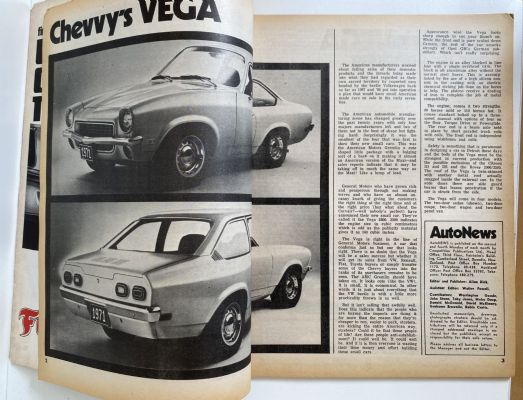 OLD MAGAZINE: Auto News - Vol. 4, Number 3, 24th August 1970