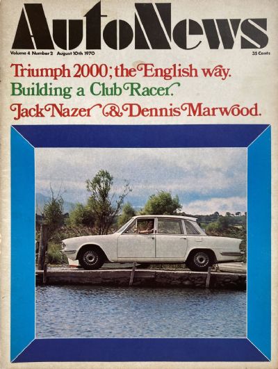 OLD MAGAZINE: Auto News - Vol. 4, Number 2, 10th August 1970 