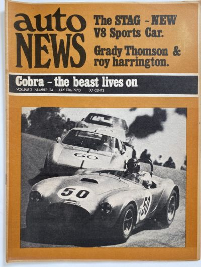 OLD MAGAZINE: Auto News - Vol. 3, Number 24, 13th July 1970