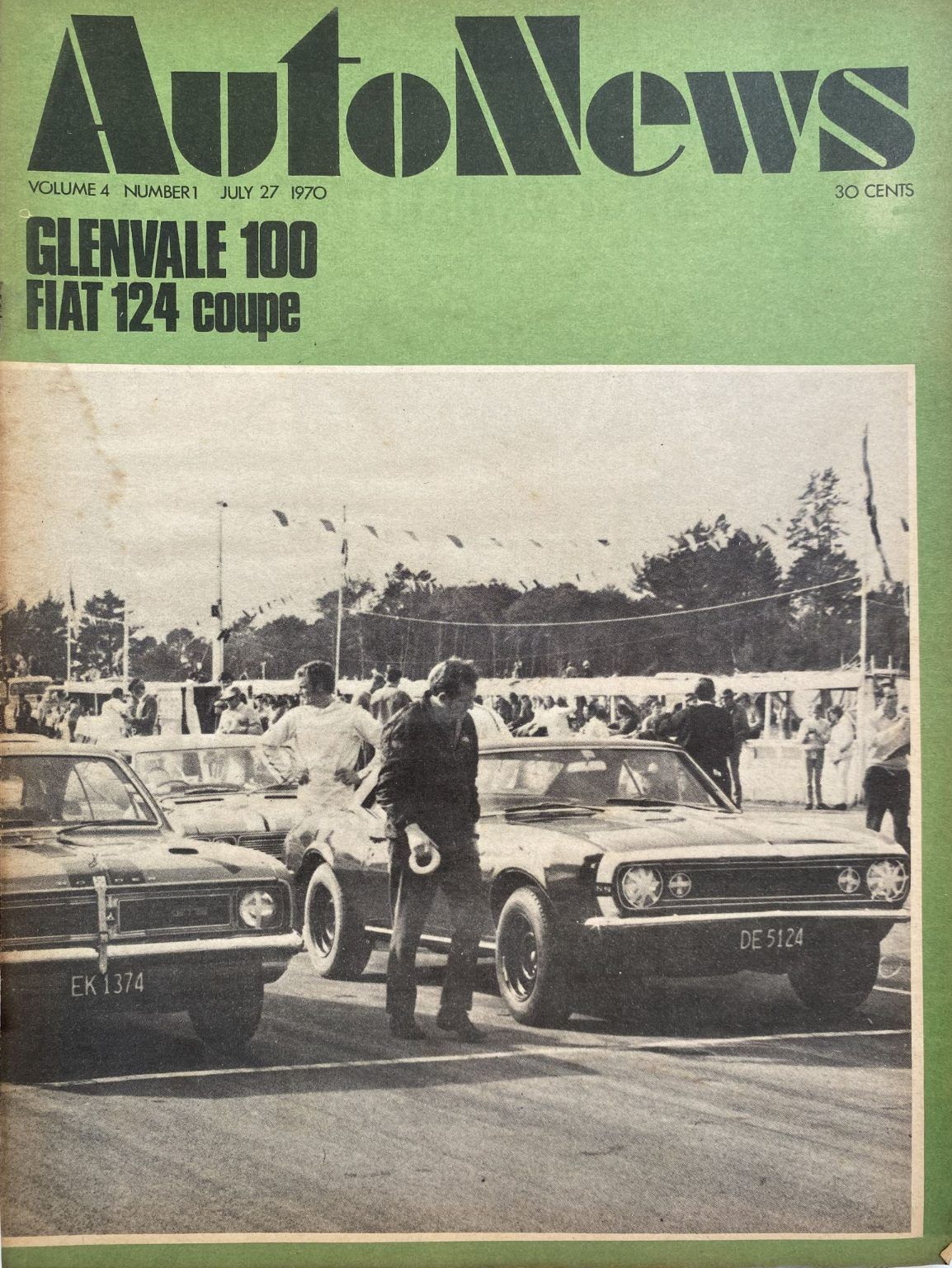 OLD MAGAZINE: Auto News - Vol. 4, Number 1, 27th July 1970