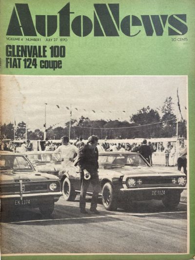 OLD MAGAZINE: Auto News - Vol. 4, Number 1, 27th July 1970 