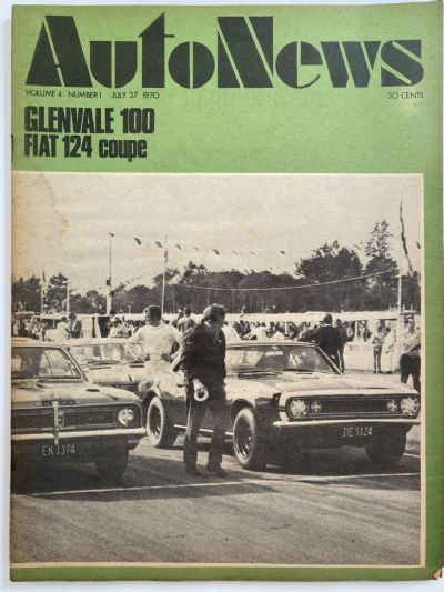 OLD MAGAZINE: Auto News - Vol. 4, Number 1, 27th July 1970