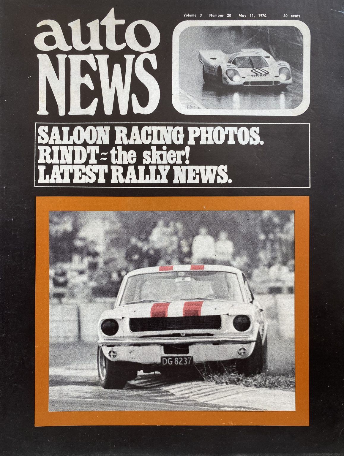OLD MAGAZINE: Auto News - Vol. 3, Number 20, 11th May 1970