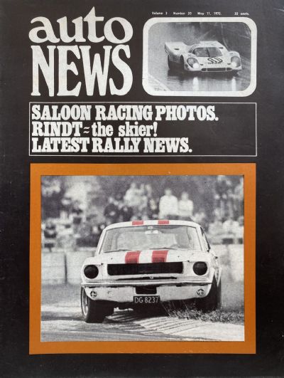 OLD MAGAZINE: Auto News - Vol. 3, Number 20, 11th May 1970 