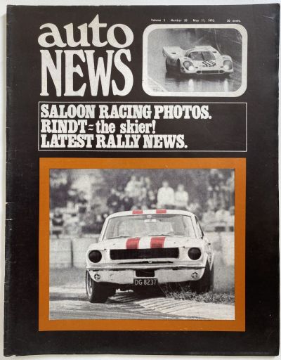 OLD MAGAZINE: Auto News - Vol. 3, Number 20, 11th May 1970