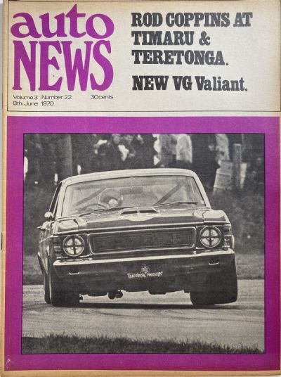 OLD MAGAZINE: Auto News - Vol. 3, Number 22, 8th June 1970 