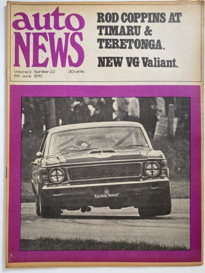 OLD MAGAZINE: Auto News - Vol. 3, Number 22, 8th June 1970