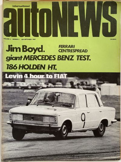 OLD MAGAZINE: International Auto News - Vol. 3, Number 5, 18th September 1969