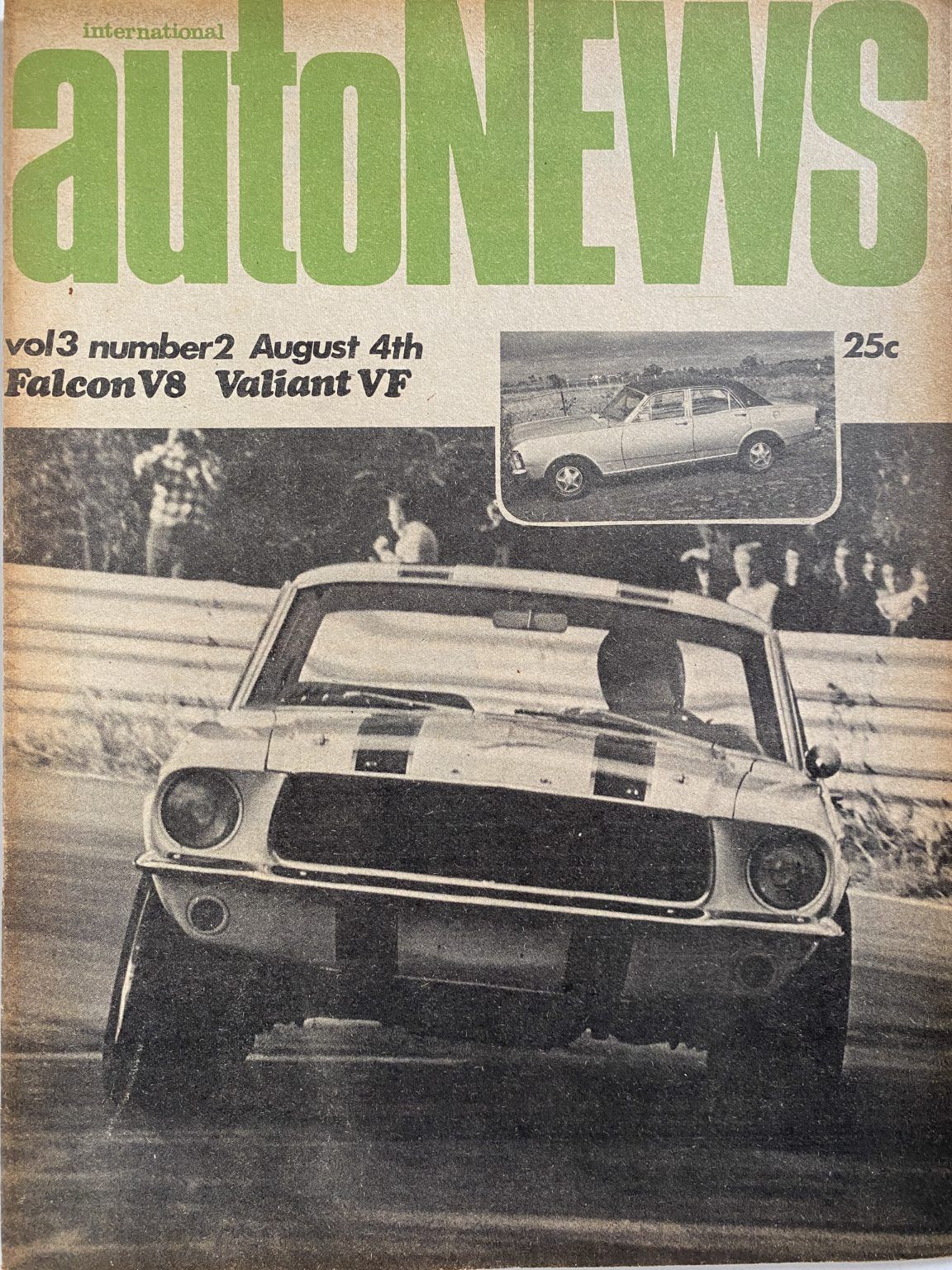 OLD MAGAZINE: International Auto News - Vol. 3, Number 2, 4th August 1969