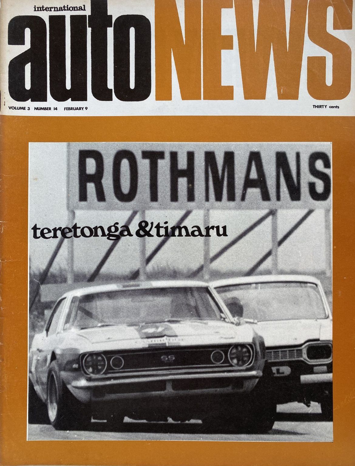 OLD MAGAZINE: International Auto News - Vol. 3, Number 14, 9th February 1969